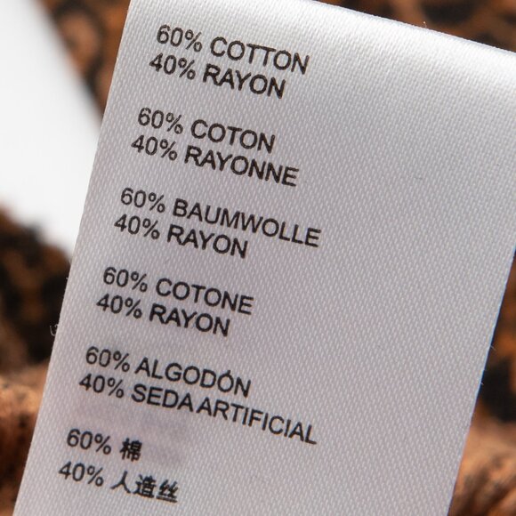 Anthropologie Pilcro Split Neck Top Leopard Print Animal Brown Black Size Large - Picture 6 of 7